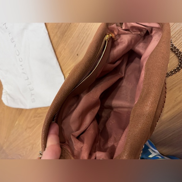 Stella Mccartbey Small Tote Eco Shaggy Deer W/ Gold Color Chain - Picture 10 of 14